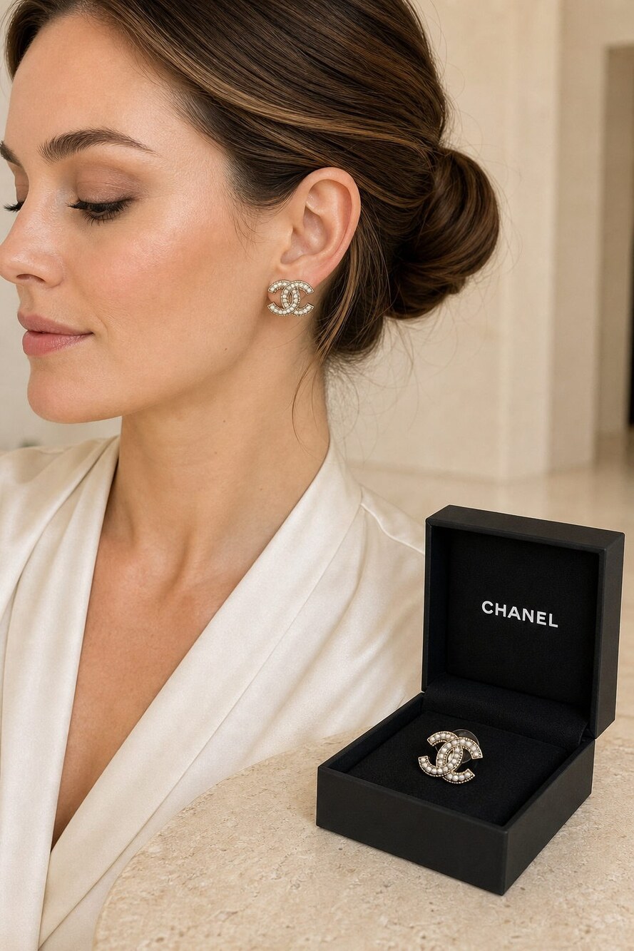 CHANEL Classic Parisian Earrings Style 31 | New with Box - Picture 9 of 9